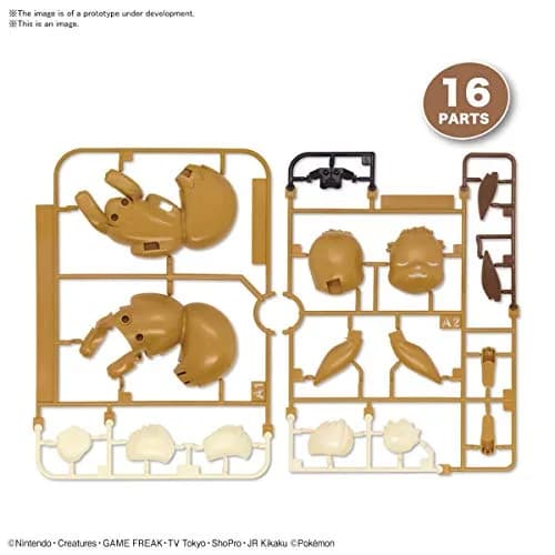 Bandai Hobby Pokémon Riolu & Lucario Small Model Kit | Poseable Figures for Display - view 4