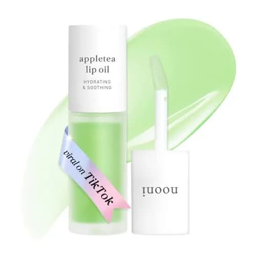 NOONI Korean Lip Oil Appletea 3.5ml (0.12 Fl Oz) | Hydrating Tinted Lip Gloss with Plumping Effect thumbnail 1