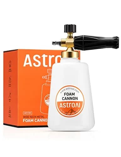 AstroAI Foam Cannon for Pressure Washer with 1/4" Quick Connect, 1.5 Liter Bottle | Heavy Duty Foam Sprayer Attachments for Car Washing thumbnail 1