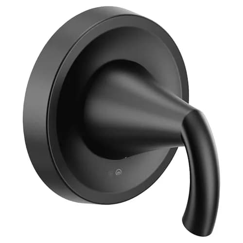 Moen Glyde 1-Handle M-CORE Transfer Trim Kit | Matte Black Finish, Valve Required, Wall Mount thumbnail 1