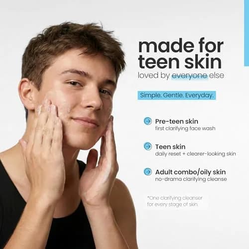 natural outcome Teen Skin Face Wash | Gentle Foaming Daily Cleanser for Teens & Kids | Natural Non-toxic Ingredients | 5 oz thumbnail 6