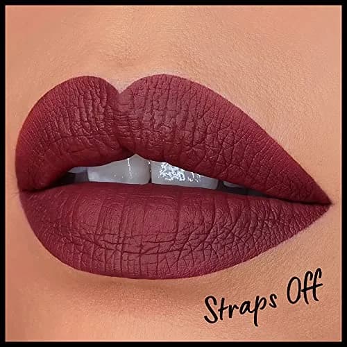 NYX PROFESSIONAL MAKEUP Lip Lingerie XXL Matte Liquid Lipstick - Straps Off (Reddish Brown Nude) 4ml (0.13 Fl Oz) | Long-Lasting Matte Finish thumbnail 3