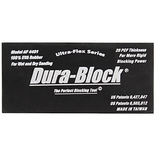 Dura-Block Sanding Block Holder Pad - 5.6in Ultra-Flex Scruff Pad for Auto & Wood thumbnail 3