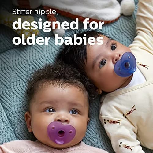 Philips Avent Soothie Heart Pacifier 2-Pack | Supports Natural Suckling, Medical Grade Silicone for Easy Hospital-Grade Sterilization thumbnail 3