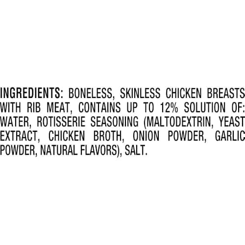 Tyson Rotisserie Seasoned Chicken Breasts 2.5 lb | Juicy, All Natural, Quick Cook thumbnail 5