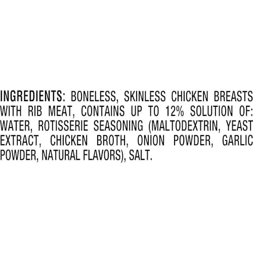 Tyson Rotisserie Seasoned Chicken Breasts 2.5 lb | Juicy, All Natural, Quick Cook thumbnail 8