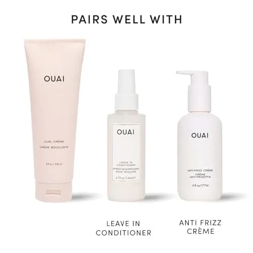 OUAI Curl Cream Hydrating Curl Enhancer for All Curl Types 236ml (8 Oz) | Defines Curls, Controls Frizz, Adds Shine thumbnail 8