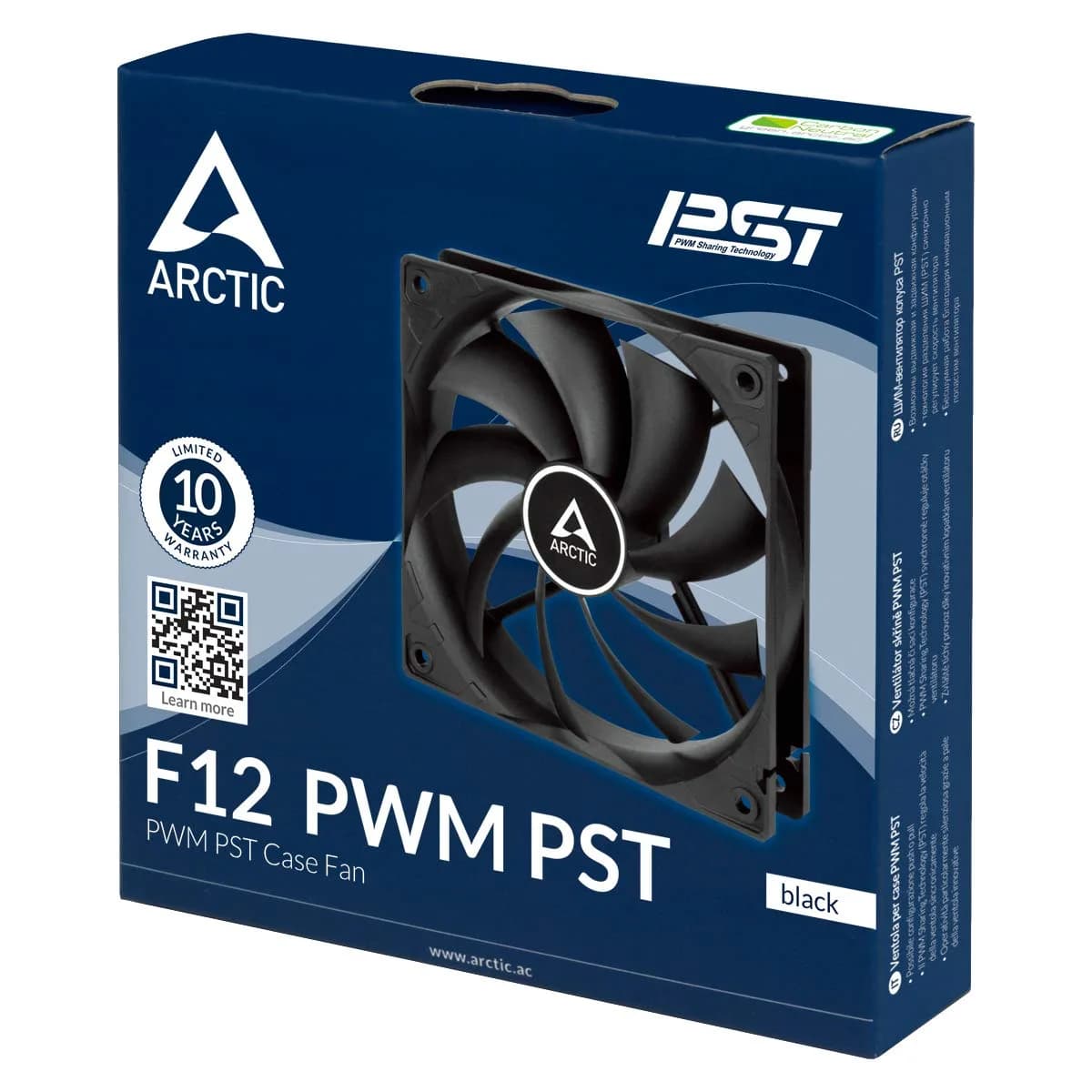ARCTIC F12 PWM PST PC Case Fan 120mm (1350 RPM Max) | Quiet Cooling for Desktops - view 4