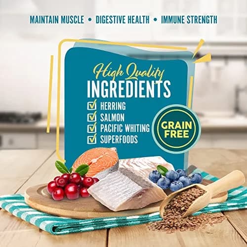 Earthborn Holistic Coastal Catch Grain-Free Dog Food 11.34kg (25 lb) | Herring & Fish Protein thumbnail 2