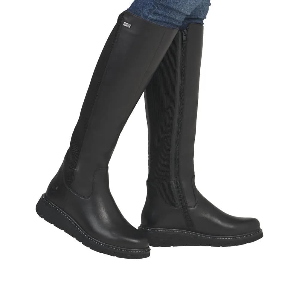 Remonte Combat Knee High Boot 5.5 US | Water-Repellent Leather, Comfortable Fit thumbnail 4