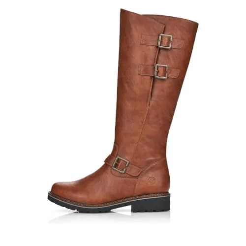 Remonte R6590-22 Knee-High Boots in Coffee Brown | Comfortable Winter Footwear with Side Zip (70-120 chars) thumbnail 5