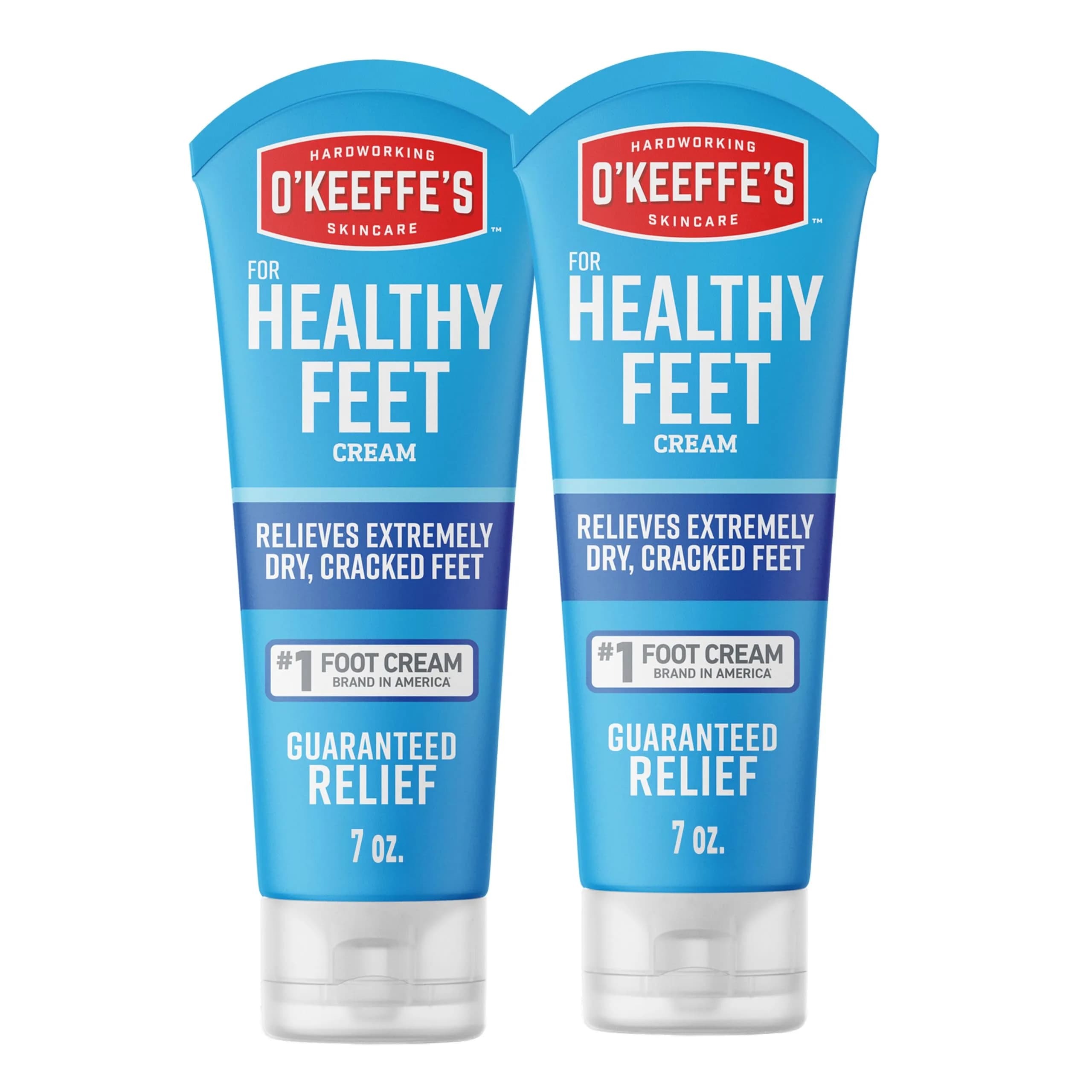 O'Keeffe's Healthy Feet Cream 7 oz (198 g) | Intensive Relief for Cracked Feet — 7 Ounce