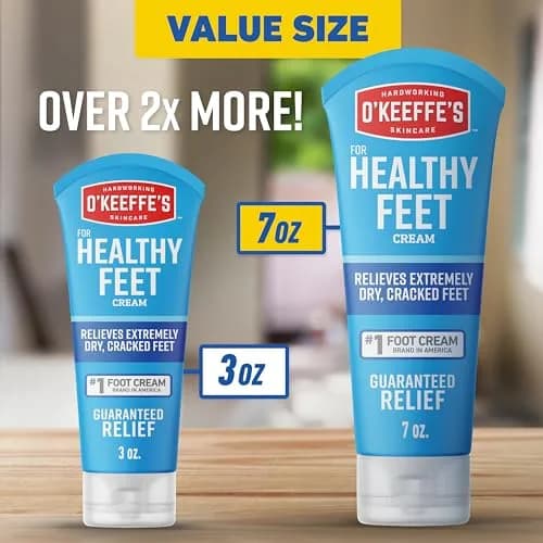O'Keeffe's Healthy Feet Cream 7 oz (198 g) | Intensive Relief for Cracked Feet thumbnail 4