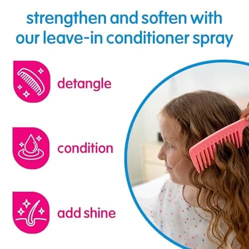 SO COZY Kids 2-in-1 Detangler & Leave In Conditioner Spray 473ml (16 Fl Oz) | Gentle Hair Care for All Hair Types thumbnail 2