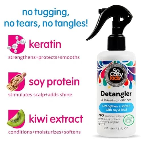 SO COZY Kids 2-in-1 Detangler & Leave In Conditioner Spray 473ml (16 Fl Oz) | Gentle Hair Care for All Hair Types thumbnail 3