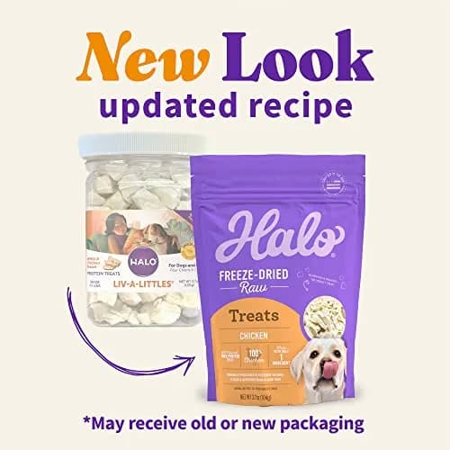 Halo Freeze-Dried Raw Dog Treats, Chicken Breast Recipe, 3.7 oz | Natural, High Protein Snack for Dogs thumbnail 2