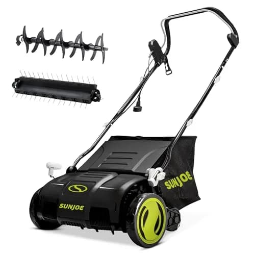 Sun Joe 15-Inch Electric Lawn Dethatcher & Scarifier AJ805E | 13-Amp Power for Lawn Revitalization thumbnail 1