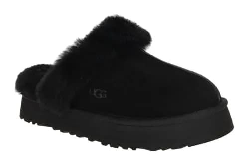 UGG Disquette Slipper Black 11 | Retro Platform Sheepskin Slip-On thumbnail 4