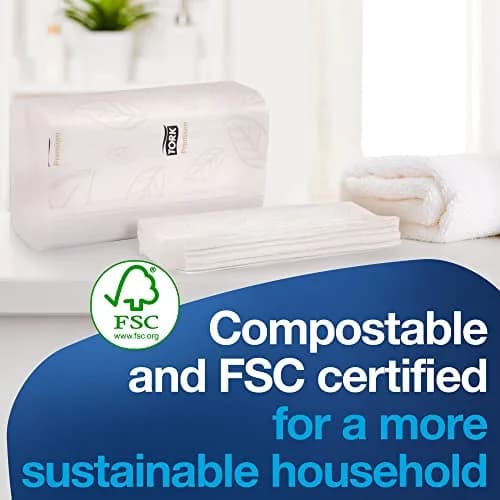Tork Soft Xpress Multifold Paper Hand Towels 2-Ply 2160 Sheets | FSC Certified, Compatible with H2 Dispensers thumbnail 5