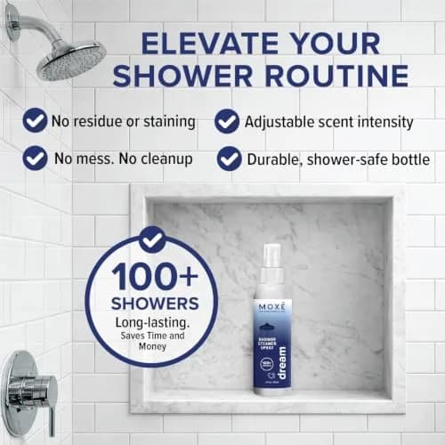 MOXE Dream Shower Steamer Spray 4oz | Lavender & Chamomile Relaxation for Bedtime & Stress Relief thumbnail 4