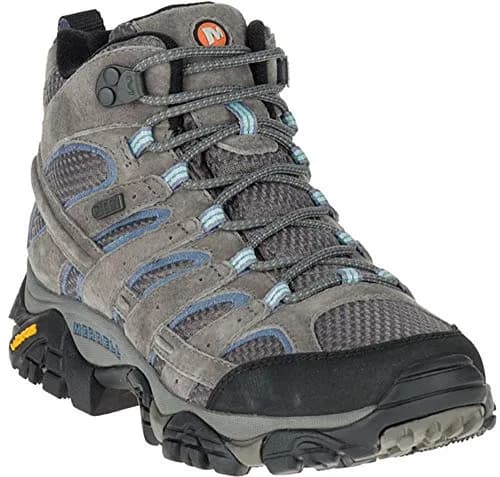 Merrell Women's Moab 2 Mid Waterproof Hiking Boot, Granite, 11 M US | Outdoor Waterproof Trail Shoe thumbnail 4