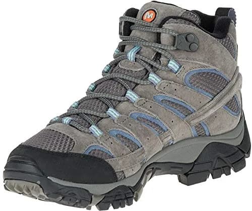 Merrell Women's Moab 2 Mid Waterproof Hiking Boot, Granite, 11 M US | Outdoor Waterproof Trail Shoe thumbnail 6