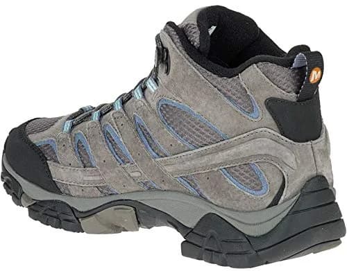 Merrell Women's Moab 2 Mid Waterproof Hiking Boot, Granite, 11 M US | Outdoor Waterproof Trail Shoe thumbnail 7