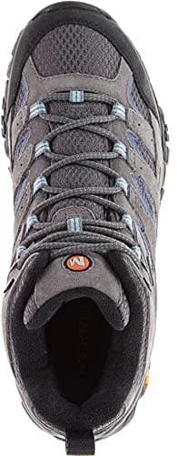 Merrell Women's Moab 2 Mid Waterproof Hiking Boot, Granite, 11 M US | Outdoor Waterproof Trail Shoe thumbnail 2