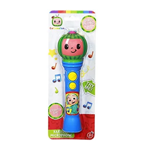 eKids Cocomelon Toy Microphone with Built-in Music, Multicolored | Toddler Musical Toy thumbnail 6
