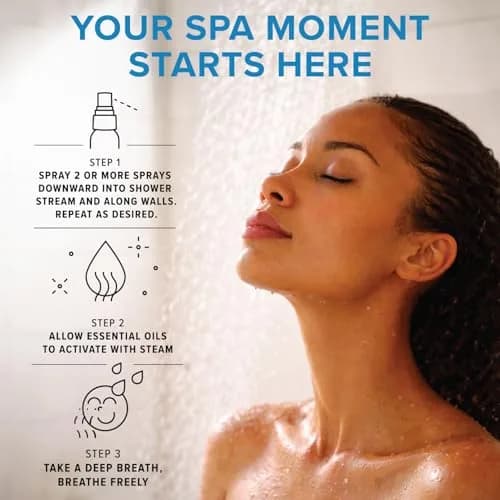MOXE Breathe Shower Steamer Spray for Congestion & Sinus Relief | Aromatherapy, 4oz thumbnail 6