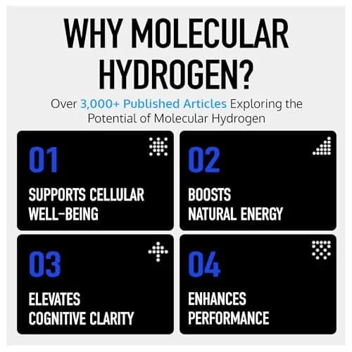 DRINK HRW Rejuvenation Molecular Hydrogen Water Tablets Raspberry 60 Count | 12.4 PPM Hydrogen + Magnesium, Supports Energy, Recovery + Cognitive Function, Patented, USA Made, IHSA Certified thumbnail 5