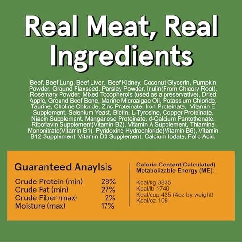 TRMC Real Meat Air Dried Dog Food 2lb | High Protein, Grain-Free, USA-Crafted thumbnail 3