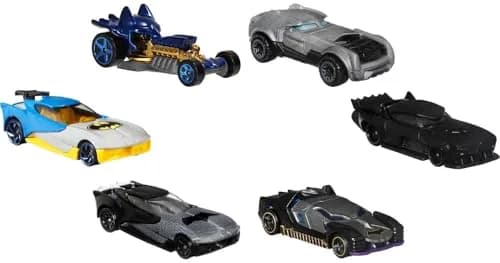 Hot Wheels Toy Cars 6-Pack | Batman Character Vehicles in 1:64 Scale, Inspired by Various Characters thumbnail 1