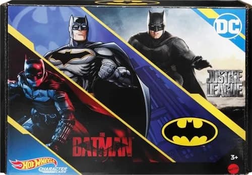 Hot Wheels Toy Cars 6-Pack | Batman Character Vehicles in 1:64 Scale, Inspired by Various Characters thumbnail 6