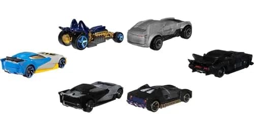 Hot Wheels Toy Cars 6-Pack | Batman Character Vehicles in 1:64 Scale, Inspired by Various Characters thumbnail 4