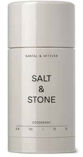 Salt & Stone Aluminum-Free Deodorant, Santal & Vetiver 77g (2.6 oz) | Award-Winning Formula with Prebiotics & Seaweed Extracts thumbnail 1