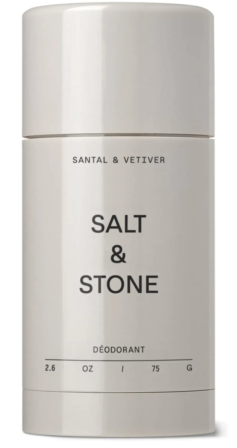Salt & Stone Aluminum-Free Deodorant Neroli & Basil 73.7g (2.6 oz) | 48-Hour Odor Protection — Santal & Vetiver / 2.6 Ounce