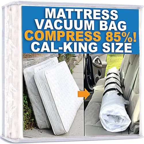Homie Mattress Vacuum Bag for Moving, Vacuum Seal Compression Storage for Cal-King Mattresses | Reusable & Leakproof thumbnail 1