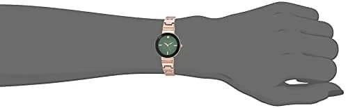 Anne Klein Women's Genuine Diamond Dial Bracelet Watch | Rose Gold/Green | 28mm thumbnail 5