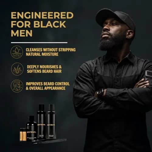 Golden Grooming Co. Essential Skincare Set for Men | Complete Face & Body Care Kit with Face Wash, Exfoliating Scrub, Body Wash, Tweezers & Lip Balms thumbnail 7