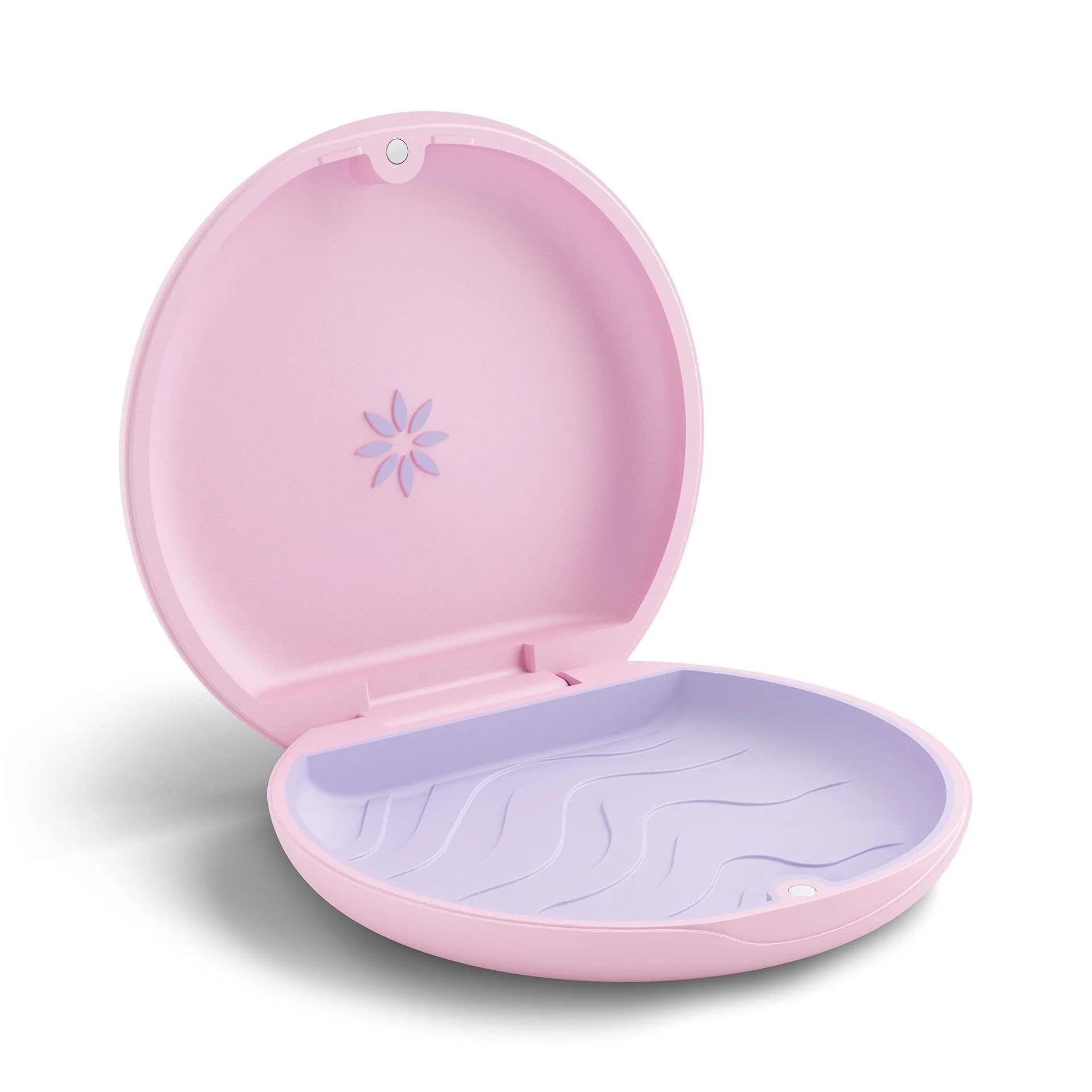 INVISALIGN Pink Aligner and Retainer Case | Official, Medical-Grade Thermoplastic, Magnetic Closure - main product image