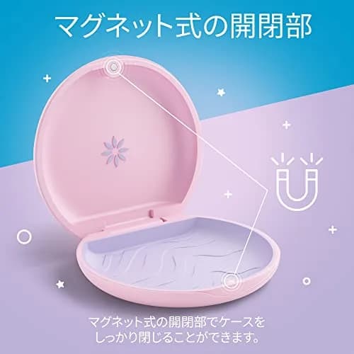 INVISALIGN Pink Aligner and Retainer Case | Official, Medical-Grade Thermoplastic, Magnetic Closure thumbnail 2