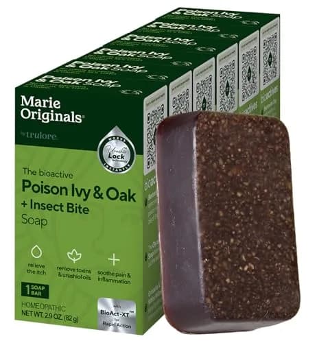 Marie Originals Poison Ivy Soap 6 Pack | Natural Skin Cleanser for Poison Ivy Relief thumbnail 1