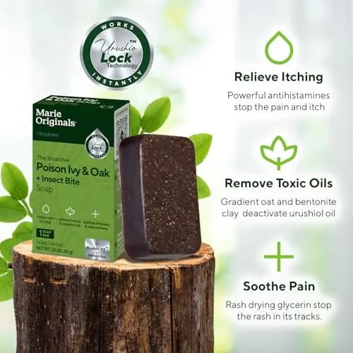 Marie Originals Poison Ivy Soap 6 Pack | Natural Skin Cleanser for Poison Ivy Relief thumbnail 5