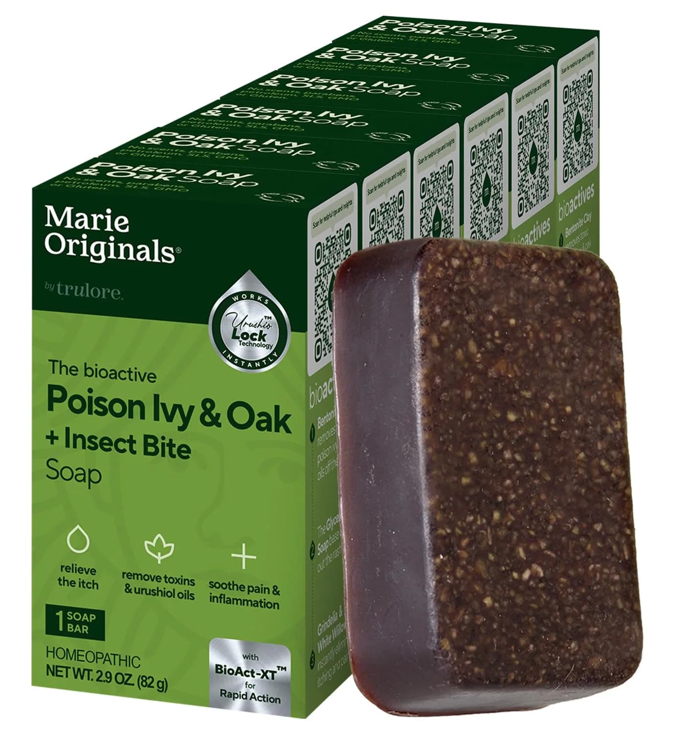 Marie Originals Poison Ivy Soap 6 Pack | Natural Skin Cleanser for Poison Ivy Relief