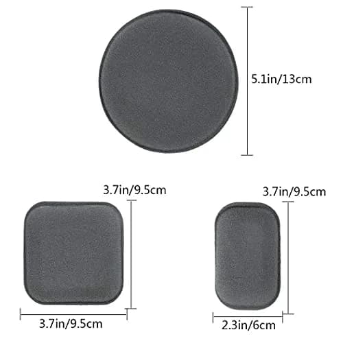 AOUTACC Universal Airsoft Helmet Pads | Foam Replacement Kit for Fast-Style/Mich/ACH (Gray, Medium) thumbnail 7