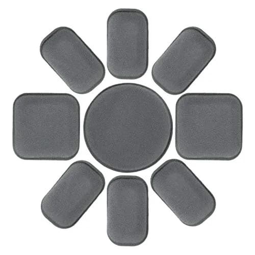 AOUTACC Universal Airsoft Helmet Pads | Foam Replacement Kit for Fast-Style/Mich/ACH (Gray, Medium) thumbnail 9