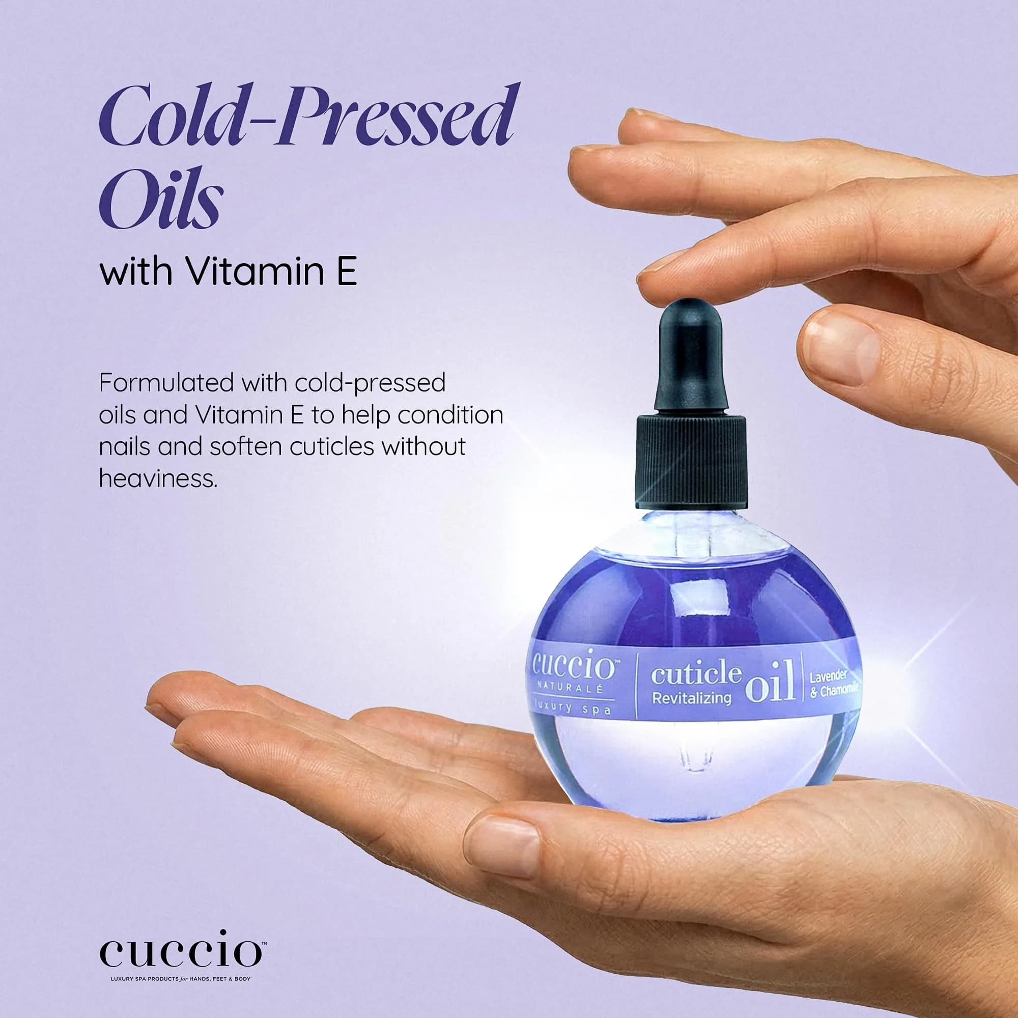 Cuccio Naturale Lavender & Chamomile Revitalizing Cuticle Oil 73ml (2.30 Fl Oz) | Fast-Absorbing Hydration for Dry Nails - view 4