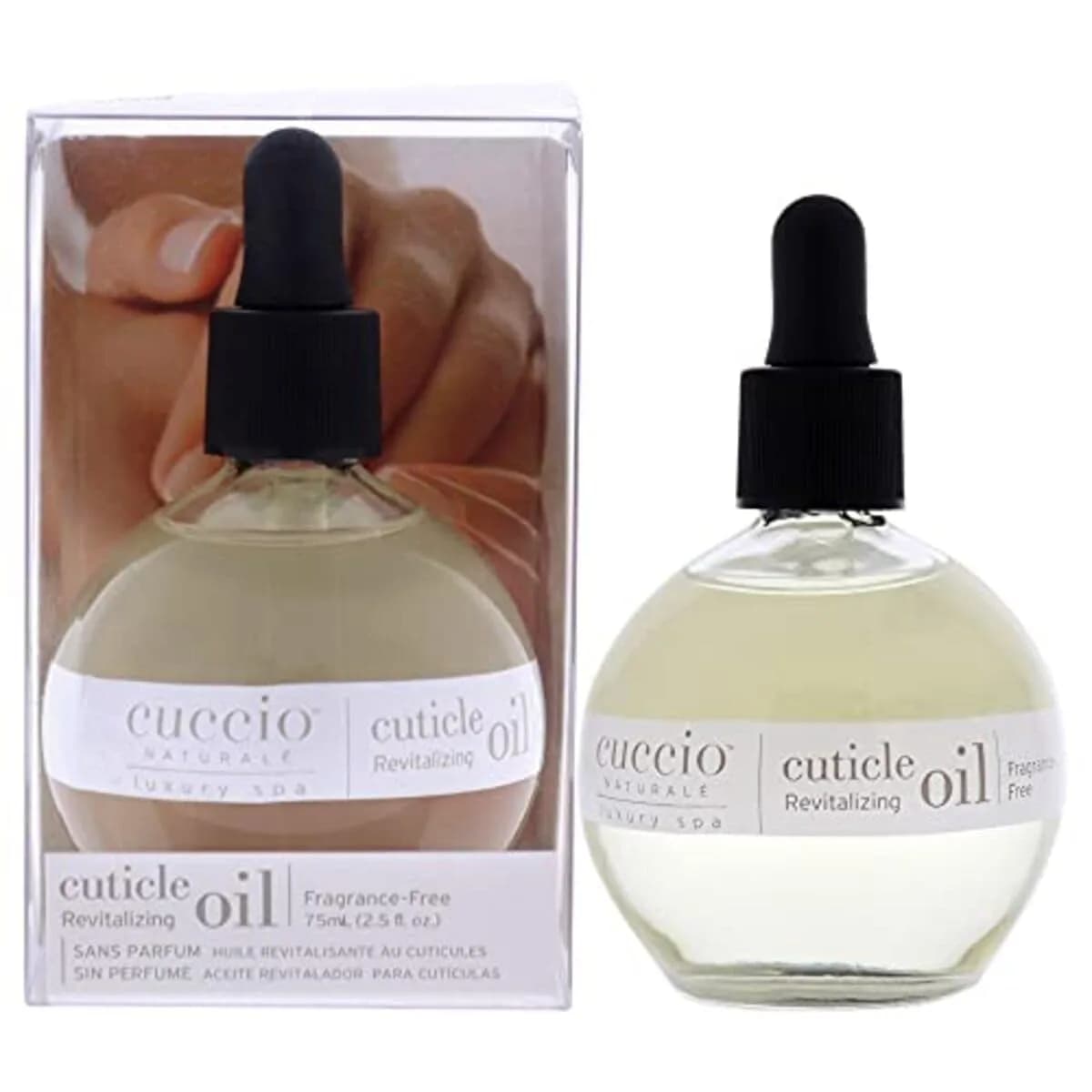 Cuccio Naturale Revitalizing Cuticle Oil 68ml (2.30 Fl Oz) | Fragrance-Free Hydration for Dry Nails - view 4