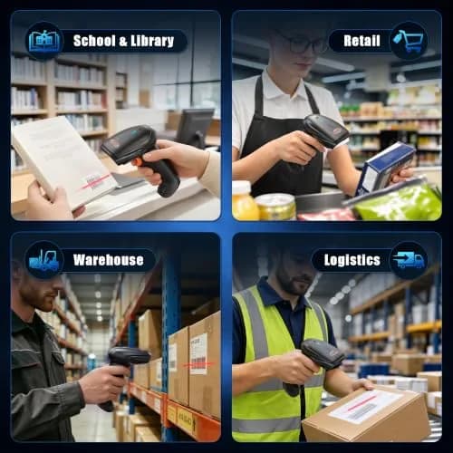 Tera Barcode Scanner 2D Wireless | Battery Indicator & Stand, HW0002 thumbnail 7